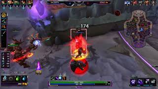 SMITE - Awilix pulls Ullr through the Wall