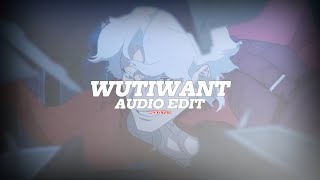 Wutiwant Super Slowedtiktok Vers - Saraunh0Ly Edit Audio