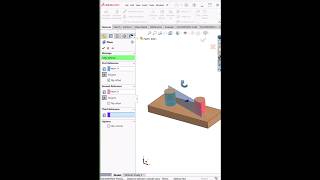 Reference Plane in SolidWorks | Tangent Plane Two Faces Tutorial #shorts