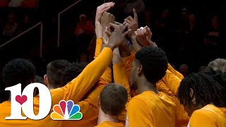Tennessee Vols basketball pregame dunk tradition \\
