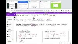 Unit 8 Learning Target 1 Note Video -- Ratios and Proportions