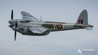 Lancaster, Mosquito, Spitfire - Battle of Britain Tribute - EAA AirVenture Oshkosh 2015