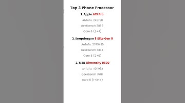 Top 3 Fastest Phone Processors in 2025 🔥 | Snapdragon vs Dimensity vs Apple!