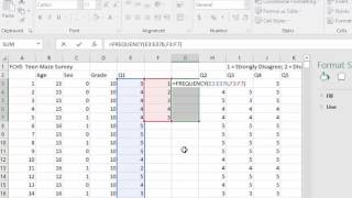 Famous Excel Frequencies and Pie Chart Profile