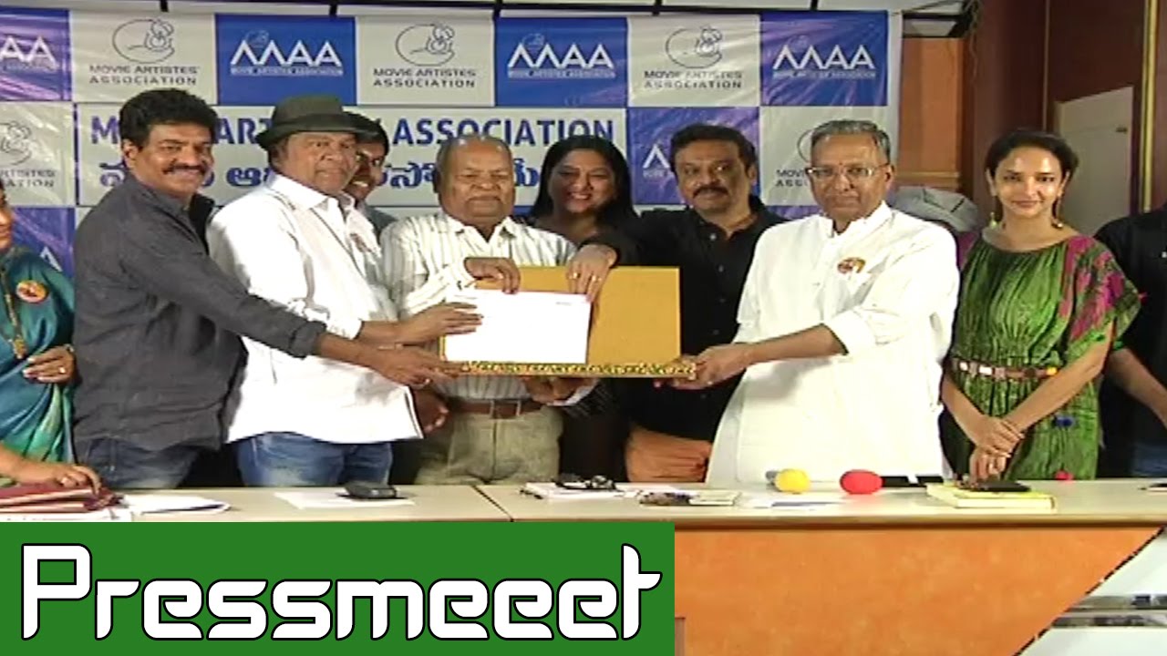 Movie Artist Association (MAA) Press Meet - 2016