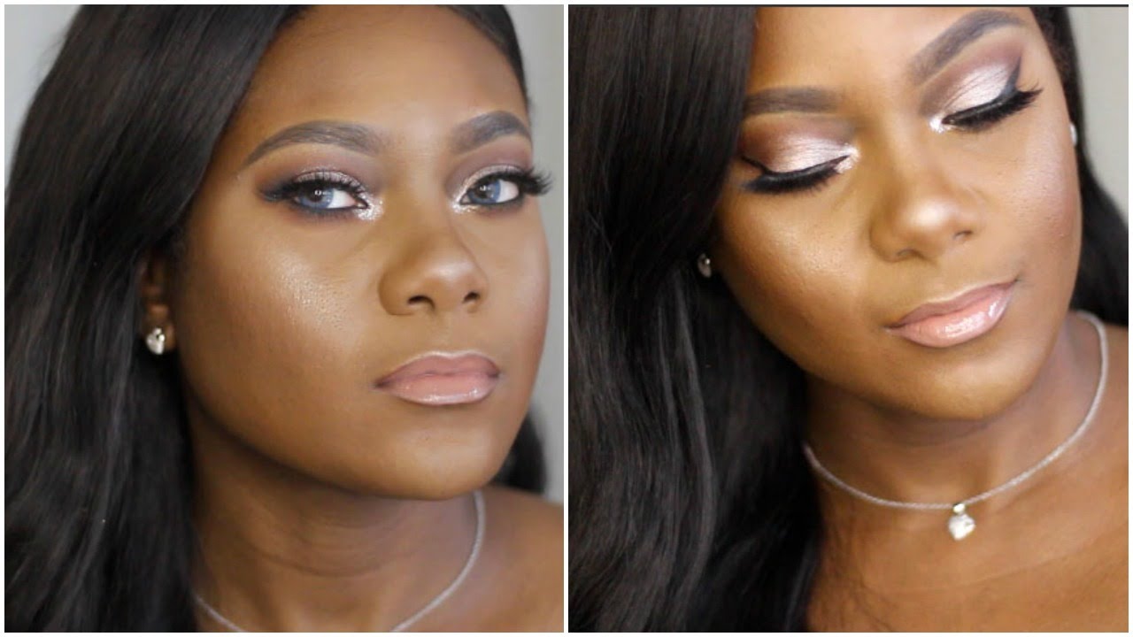 Full Face Pink Shimmer Eyeshadow Makeup Tutorial YouTube