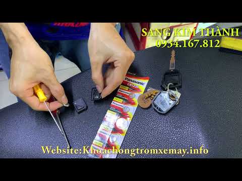 Video Hướng Dẫn Thay Pin Remote Tìm xe Honda Sh, sh mode,... - youtube