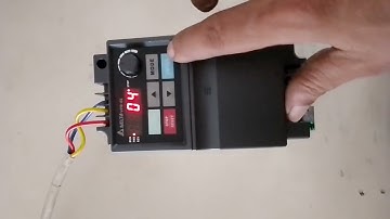 Delta vfd inverter, potentiometer manual setting