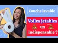 Les voiles jetables en couches lavables un indispensable  mes trucs et astuces test et avis