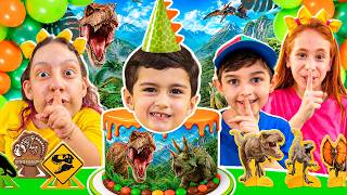 Maria Clara Mc Divertida E Jp Fazem Aniversário Surpresa De Dinossauros Para O Davi