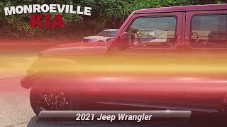 Used 2021 Jeep Wrangler Unlimited Sahara High Alude, Monroeville, Pa K23519Ar