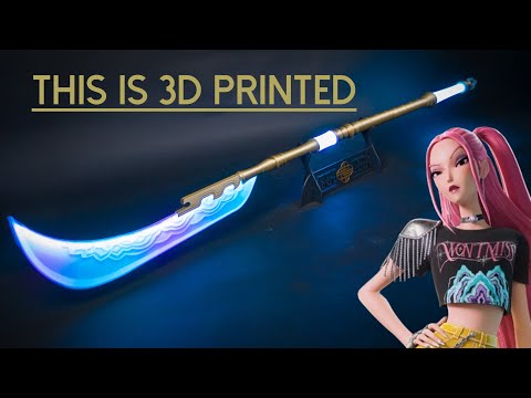 KPOP Demon Hunter - Mira's Glaive LED Tutorial