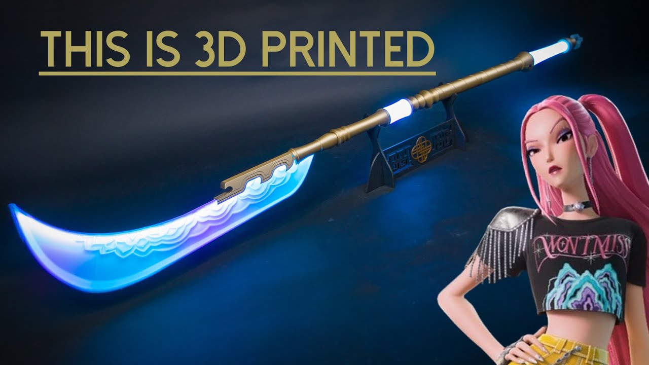 KPOP Demon Hunter - Урок по использованию светодиодного глефа от Mira