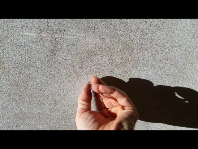 COMO HACER UN AGUJERO EN LA PARED SIN TALADRO PARA COLOCAR UN TACO O TARUGO  - YouTube