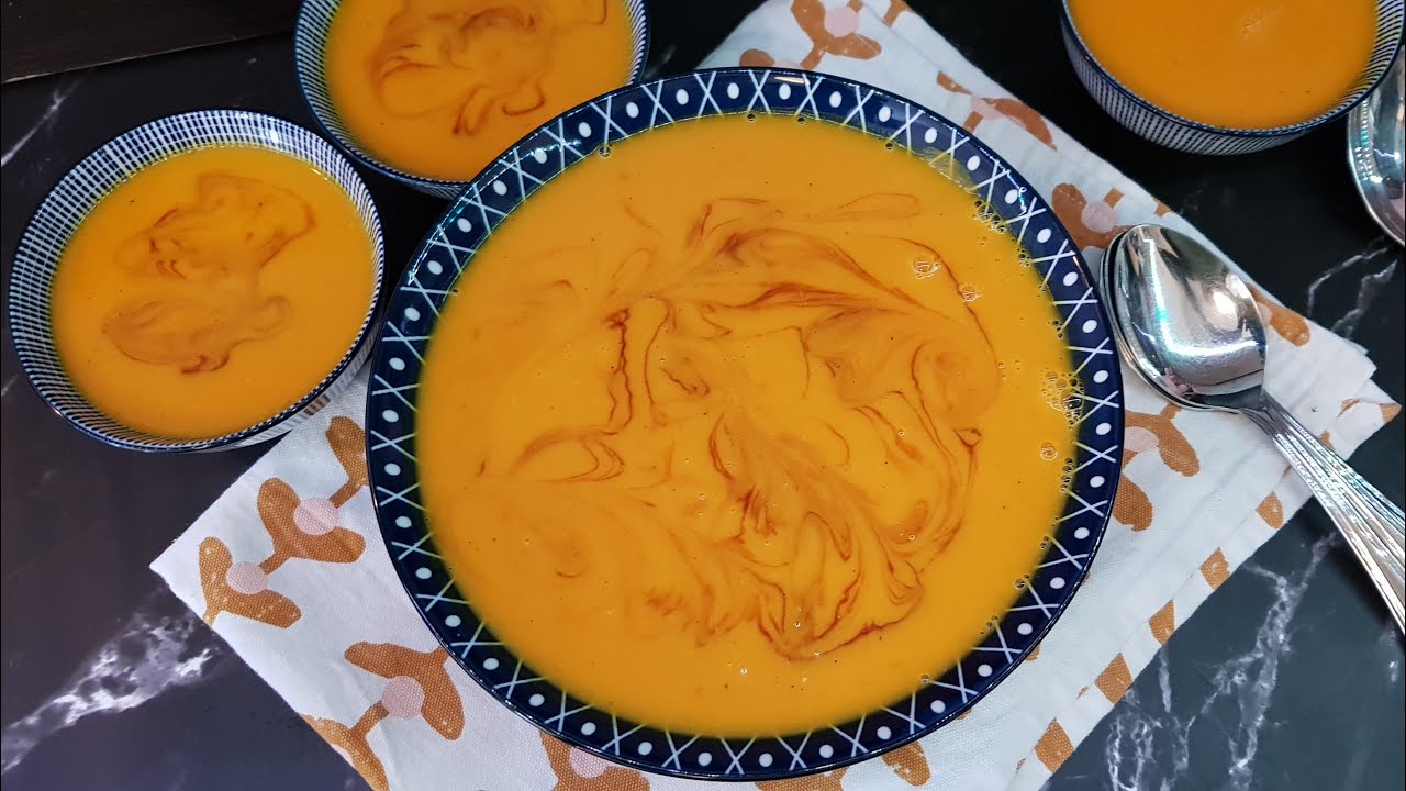 شوربة القرع باطيب طريقه