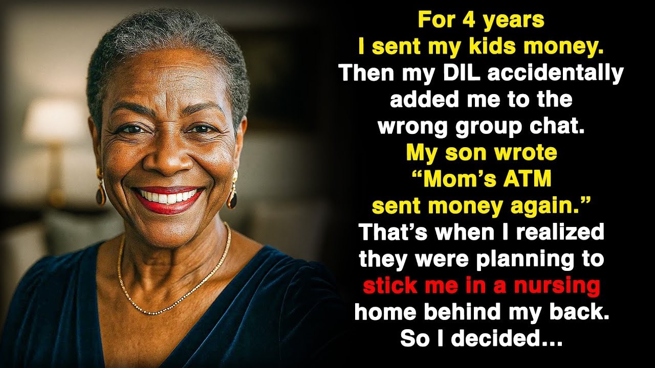 My kids, who I send money to every month, were calling me an ATM behind my back