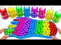 Satisfying Asmr l How To Make Colorful Beads with Foot Toys Cutting ASMR #124 Bon Bon