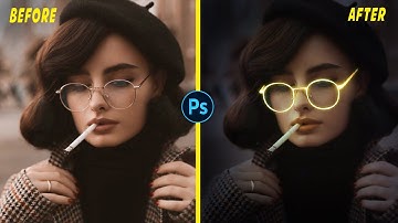 Creating a glow effect in 2 minutes | photoshop tutorial