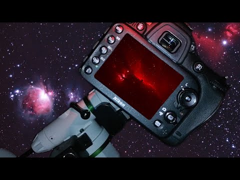 Dslr Astrophotography. Photographing