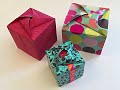 Japanese Style Gift Wrapping with Origami Finish