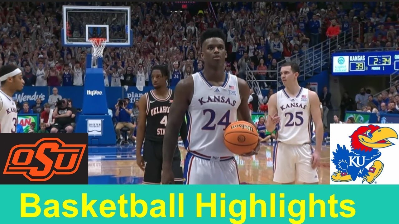 Oklahoma State vs 8 Kansas Basketball Game Highlights, Jan 30 2024