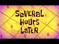 Several Hours Later SpongeBob Time Card 253