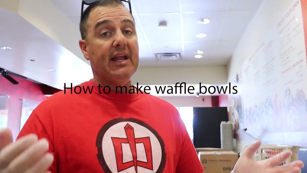 How to Make Waffle Bowls