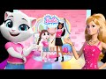 My Talking Angela 2 x Barbie Dreamhouse Adventures 