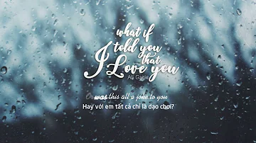 「Vietsub + Engsub」Ali Gatie - 'What If I Told You That I Love You' | Lyrics Video