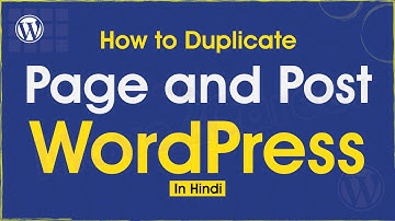 WordPress Tutorial #27 How to Duplicate Pages and Posts in WordPress