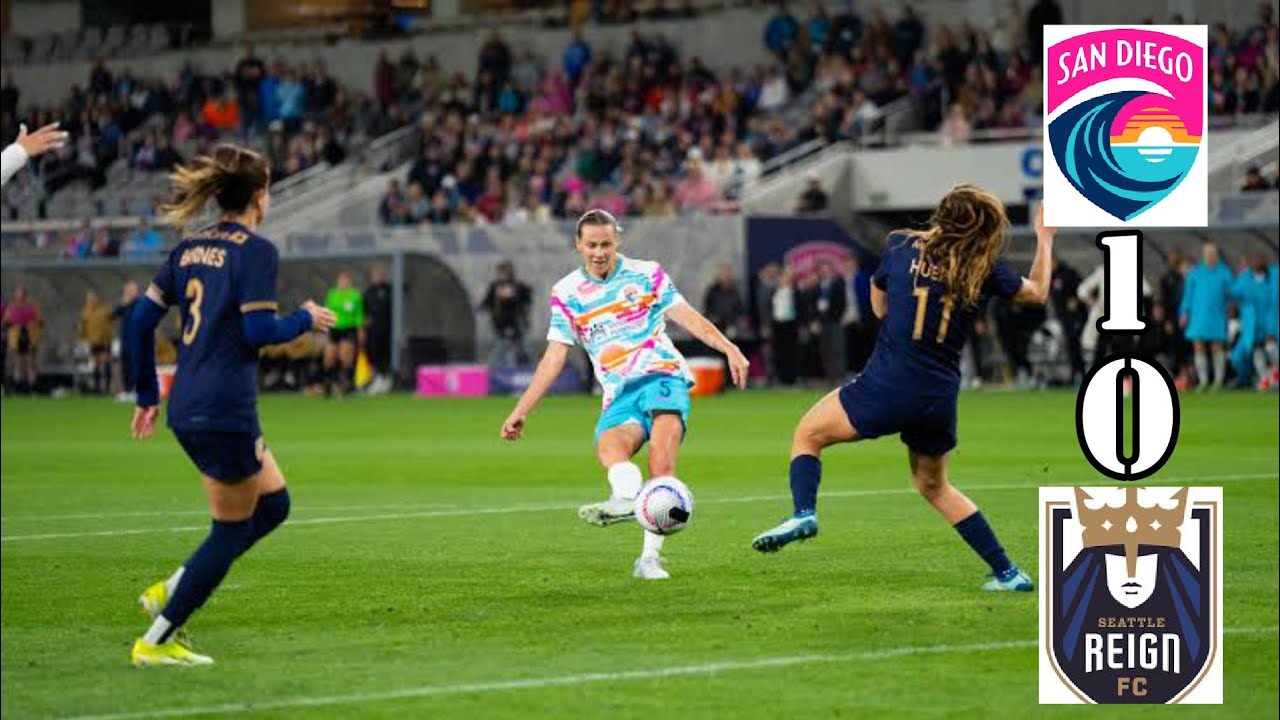 San Diego Wave FC vs Seattle Reign Highlights + Emily Van Egmond Goal - YouTube