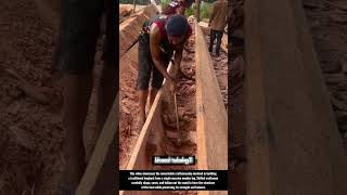 Traditional Longboat Crafting from a Single Wooden Log !! #innovation #tools #ideas
