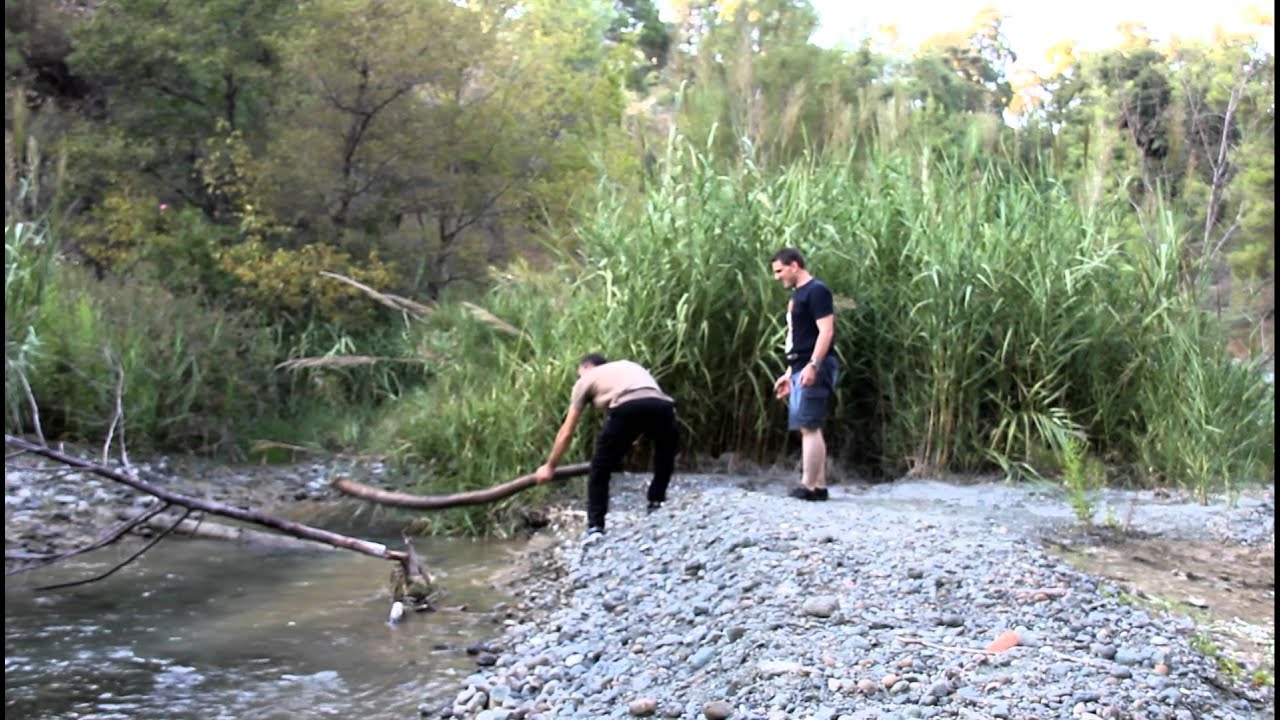 How to Build a Wooden Foot Bridge - YouTube