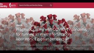 Part 2: Coping with COVID-19 for running IVF Lab: Air Quality - PPE -  D. Niveen Shaker MSC