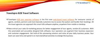 B2B Travel Software | Travelopro