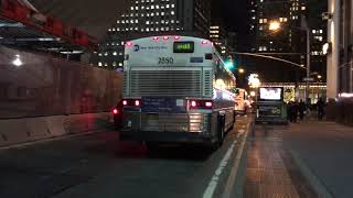 MTA Bus QM11 bus on Trinity Pl