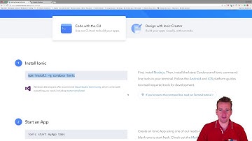 Ionic Mobile Apps | S1P8 | Install Ionic and Cordova