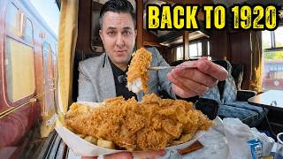 Finding BEEF DRIPPING Fish &amp; Chips on a STEAM ENGINE TRAIN!