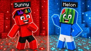 RED VS BLUE Hide and Seek in Minecraft