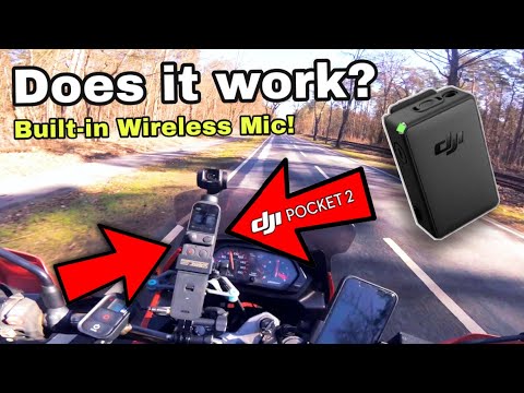 Motovlog with DJI POCKET 2 & Helmet Wireless Microphone Transmitter / on a Honda Dominator 650