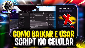 Como Baixar Executor DELTA SEM KEY e Usar SCRIPT no Roblox (CELULAR/MOBILE) Instalar/Colocar Script