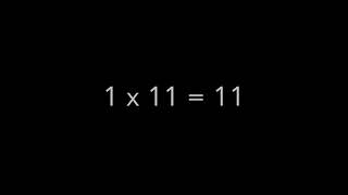Classical Conversations - Math - Week 1 - Multiplication - 1s