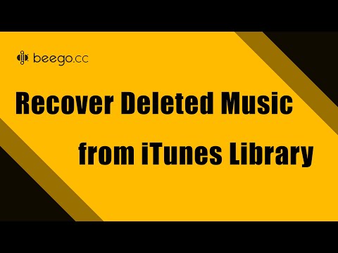 Video: Hoe Verwijderde Muziek Te Herstellen