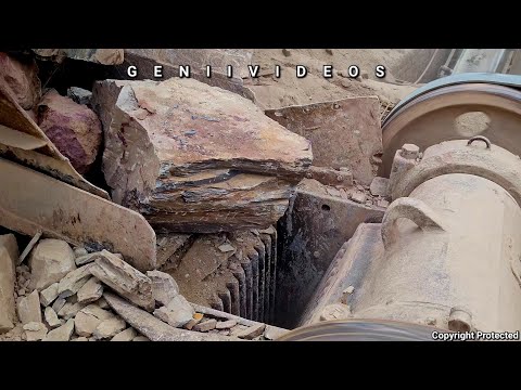 Amazing Quarry Primary Rock Crushing Machine Working | Satisfying Rock Crusher | Stone Crushing