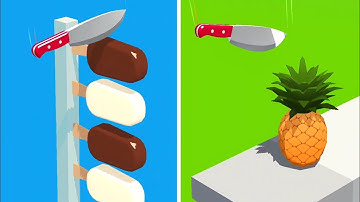 Slice It All Game! Very Satisfying and Relaxing ASMR Slicing Video