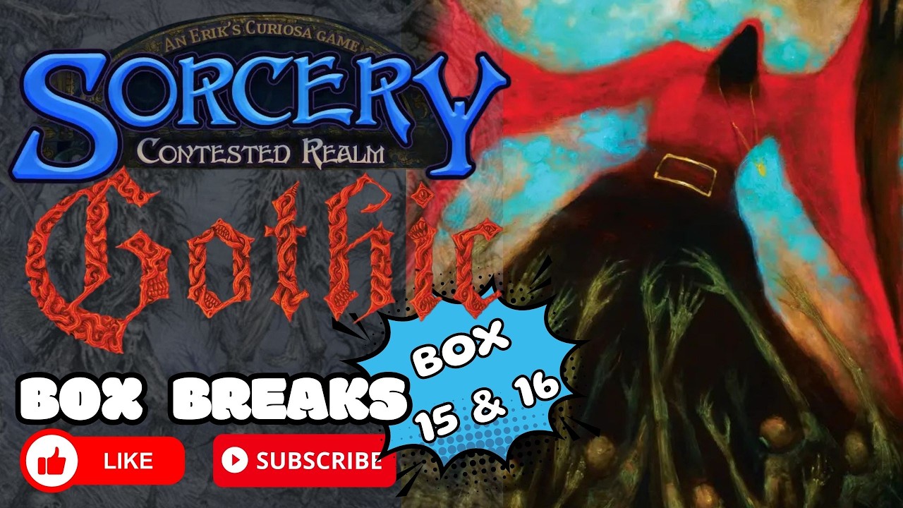 Наборы Sorcery Contested Realm Gothic Boxes 15 и 16 — ещё больше уникальных фольгированных карт!