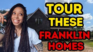 Inside 2 Stunning New Franklin TN HOMES waters Edge and Royal Oaks TOur 2025