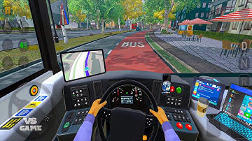 Bus Simulator 2023 - POV Bus Driving in Madrid - Gameplay