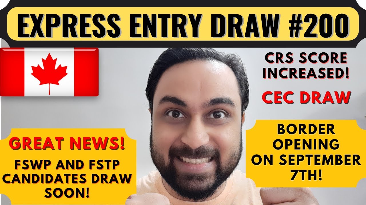 Express Entry Draw 200 For Canada PR Canada CEC Draw Dream Canada 