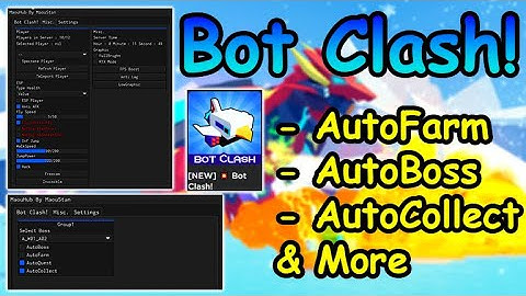 [ NEW ] Roblox Bot Clash! Script - AUTO FARM GUI & MORE 2022